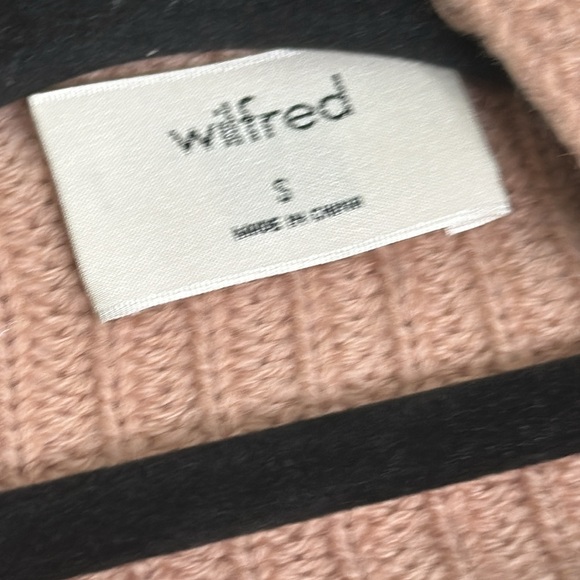 Wilfred Marino wool blush pink cable knit open sweater cardigan size small - Picture 8 of 13